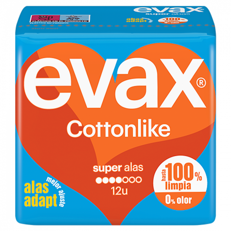 EVAX COTTONLIKE COMP ALAS SUPER 12 UDS EVAX COTTONLIKE COMP ALAS SUPER 12 UDS