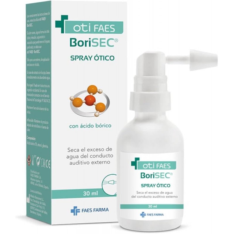 OTIFAES BORISEC SPRAY OTICO 30 ML OTIFAES BORISEC SPRAY OTICO 30 ML
