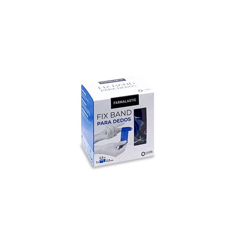 FARMALASTIC FIX BAND VENDA ELASTICA ADHESIVA PARA DEDOS 4,5 M X 2,5 CM FARMALASTIC FIX BAND VENDA ELASTICA ADHESIVA PARA DEDOS 4,5 M X 2,5 CM