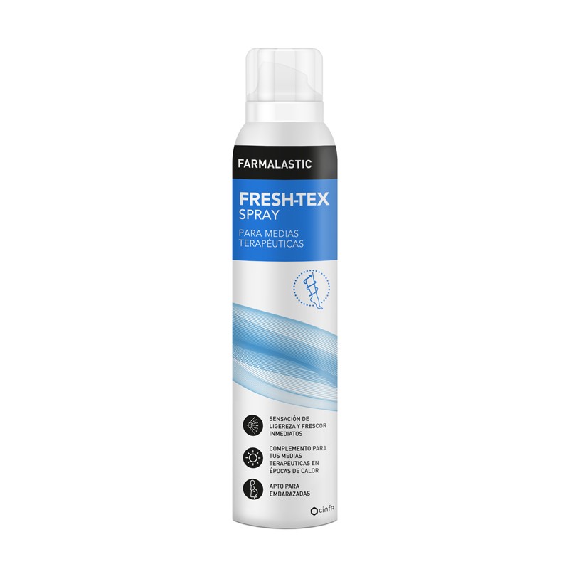FARMALASTIC FRESH-TEX SPRAY PARA MEDIAS TERAPEUTICAS SPRAY 200 ML FARMALASTIC FRESH-TEX SPRAY PARA MEDIAS TERAPEUTICAS SPRAY 200 ML