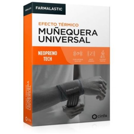  FARMALASTIC MUÑEQUERA NEOPRENO T-UNICA GRIS 