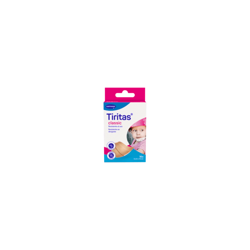 TIRITAS HARTMANN TELA CLASSIC 6X10CM 10U