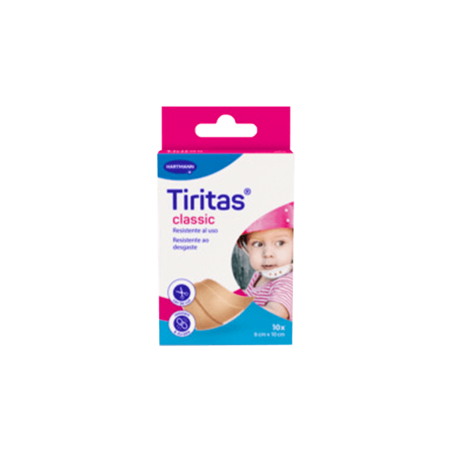 TIRITAS HARTMANN TELA CLASSIC 6X10CM 10U 