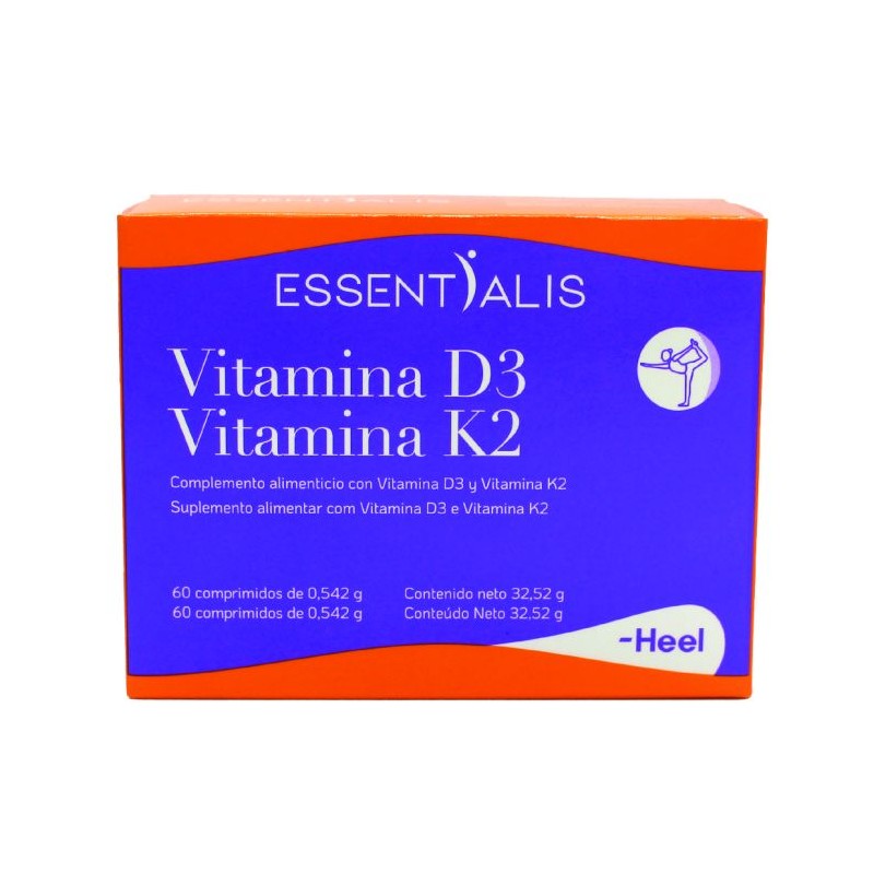 ESSENTIALIS HEEL VITAMINA D3 K2 60 COMP ESSENTIALIS HEEL VITAMINA D3 K2 60 COMP