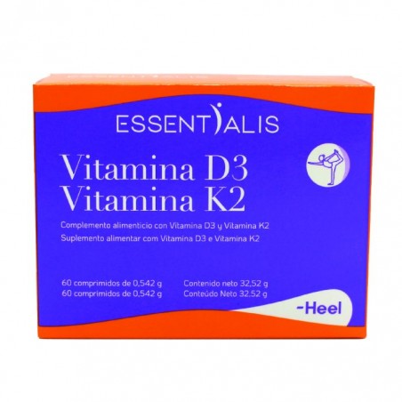  ESSENTIALIS HEEL VITAMINA D3 K2 60 COMP 