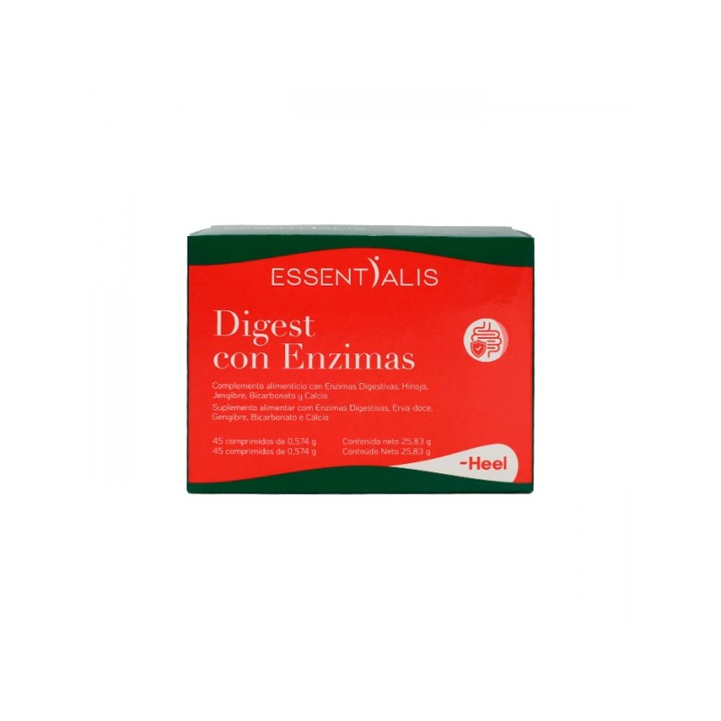 ESSENTIALIS HEEL DIGEST ENZIMAS 45 COMPRIMIDOS ESSENTIALIS HEEL DIGEST ENZIMAS 45 COMPRIMIDOS