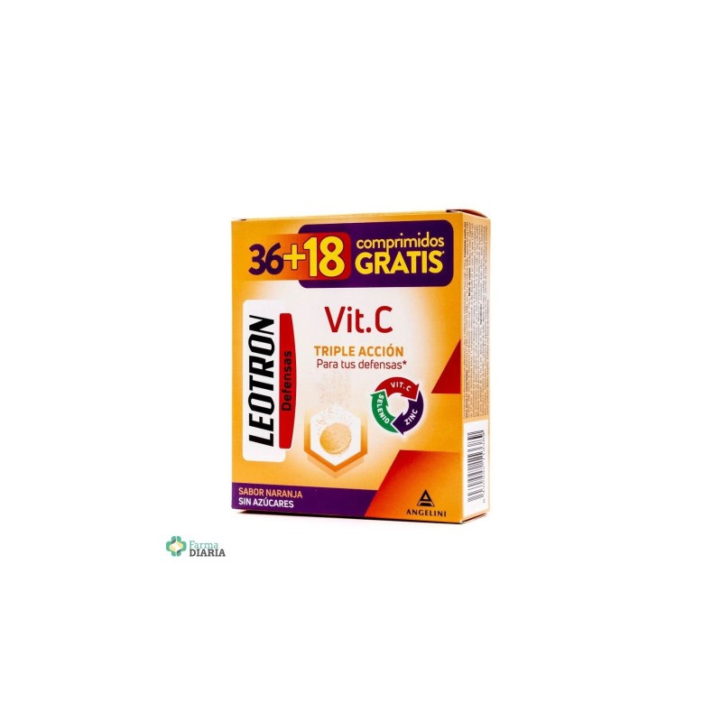 LEOTRON VIT. C 36 COMP+18 COMP GRATIS LEOTRON VIT. C 36 COMP+18 COMP GRATIS