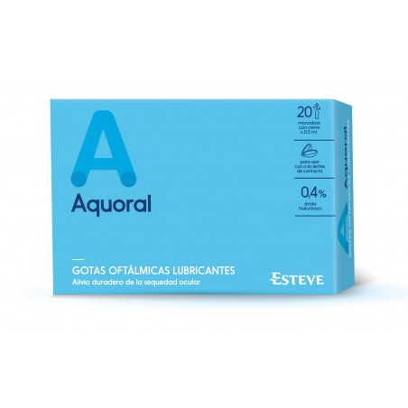  AQUORAL GOTAS OFTAL 0,5 ML 20 MONODOSIS 