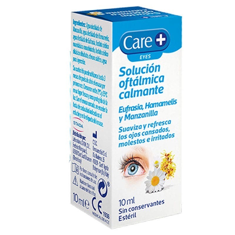 CARE+ SOLUCION OFTALMICA CALMANTE CON EXTRACTOS NATURALES 1 ENVASE 10 ML CARE+ SOLUCION OFTALMICA CALMANTE CON EXTRACTOS NATURALES 1 ENVASE 10 ML