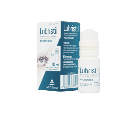  LUBRISTIL SOLUCION OFTALMICA LUBRICANTE 10 ML MULTIDOSIS 