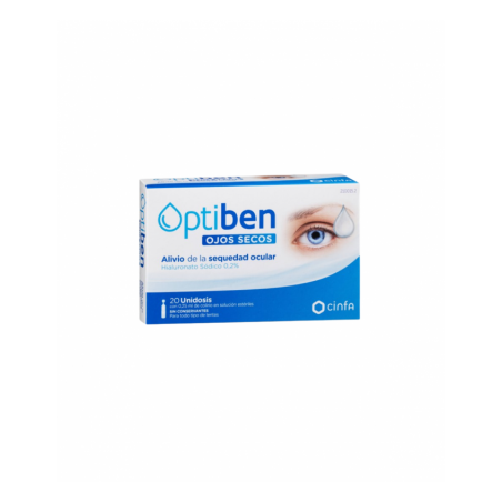  OPTIBEN OJOS SECOS 0,25 ML 20 UNIDOSIS 