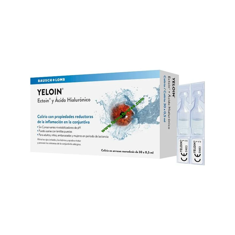 YELOIN COLIRIO MONODOSIS 0,5 ML 30 U YELOIN COLIRIO MONODOSIS 0,5 ML 30 U