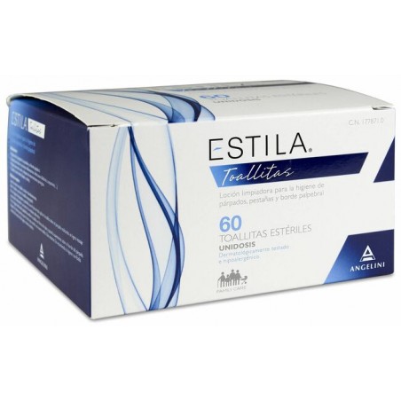  TOALLITAS ESTILA HIGIENE PARPADOS 60 UDS 
