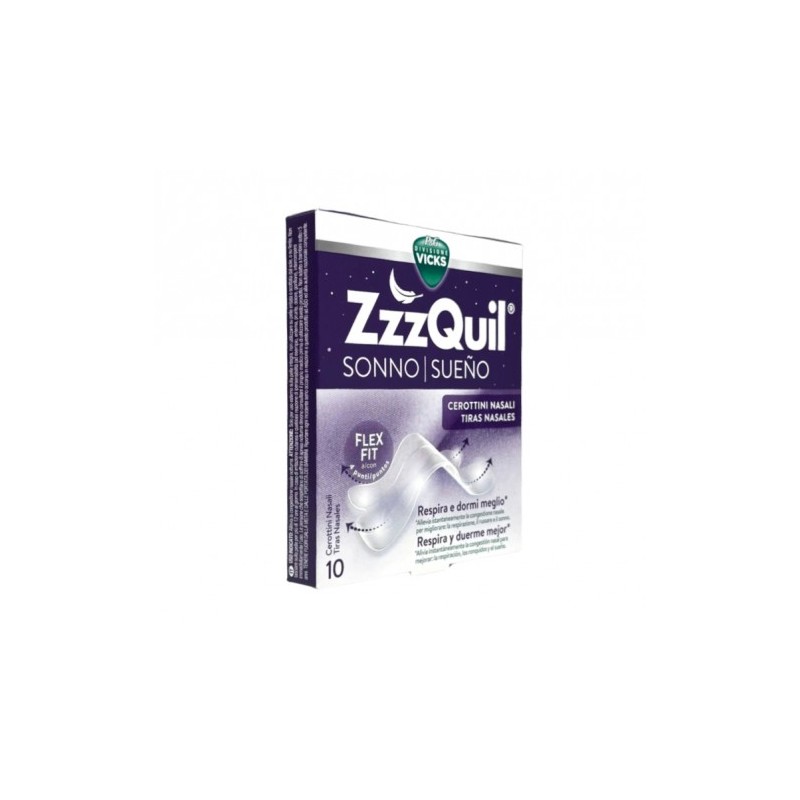 ZZZQUIL SUEÑO 10 TIRAS NASALES