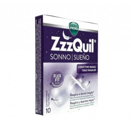  ZZZQUIL SUEÑO 10 TIRAS NASALES 