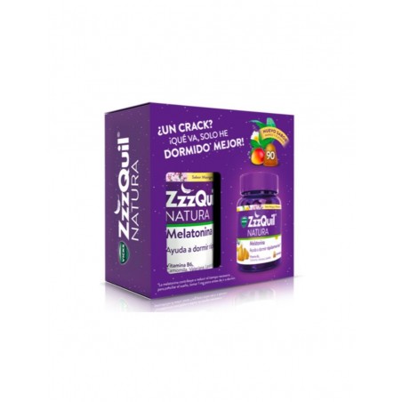  ZZZQUIL NATURA 90 GUMMIES SABOR MANGO & PLATANO PACK 