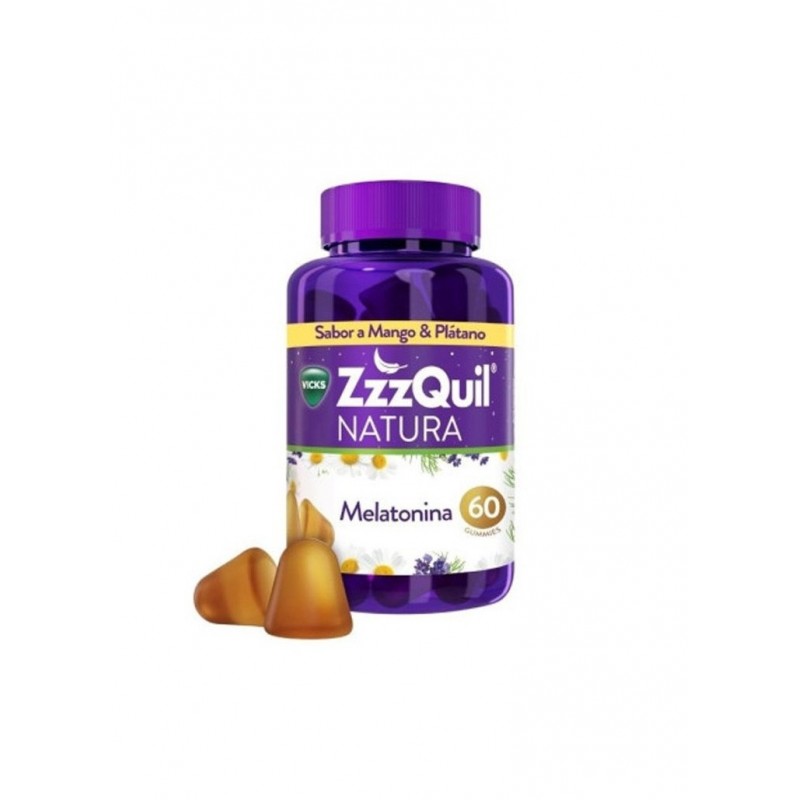 ZZZQUIL MELATONINA MANGO PLATANO 60GOM ZZZQUIL MELATONINA MANGO PLATANO 60GOM