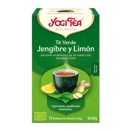  YOGI TEA TE VERDE MATCHA LIMON 