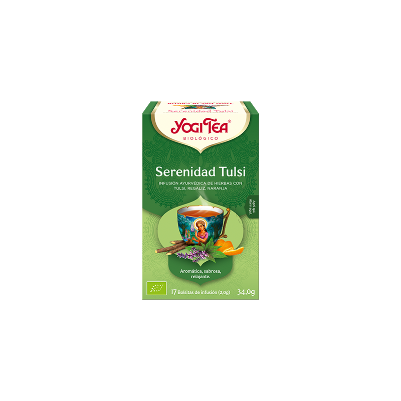 YOGI TEA SERENIDAD TULSI 17 BOLSITAS 2G