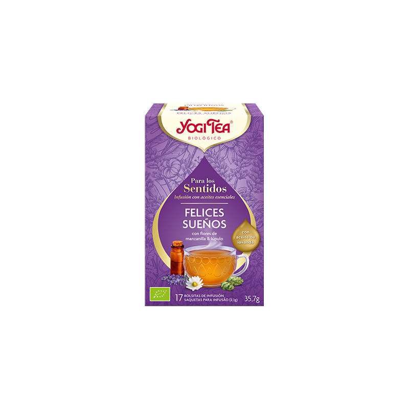 YOGI TEA PARA LOS SENTIDOS FELICES SUEÑOS