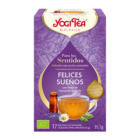  YOGI TEA PARA LOS SENTIDOS FELICES SUEÑOS 