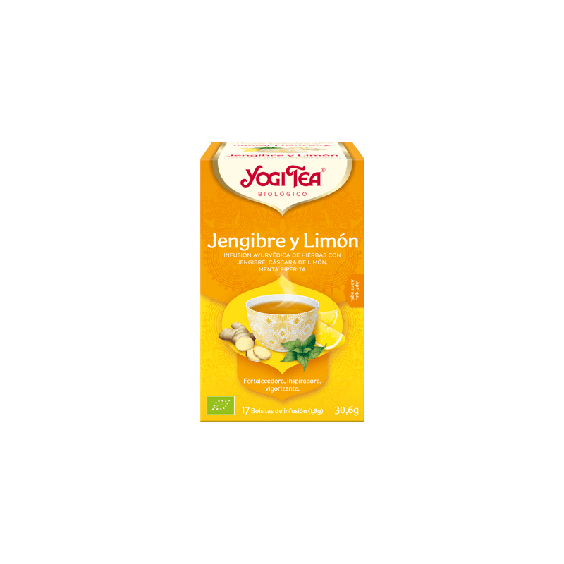 YOGI TEA JENGIBRE Y LIMÓN