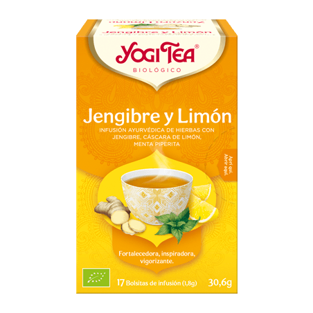 YOGI TEA JENGIBRE Y LIMÓN 