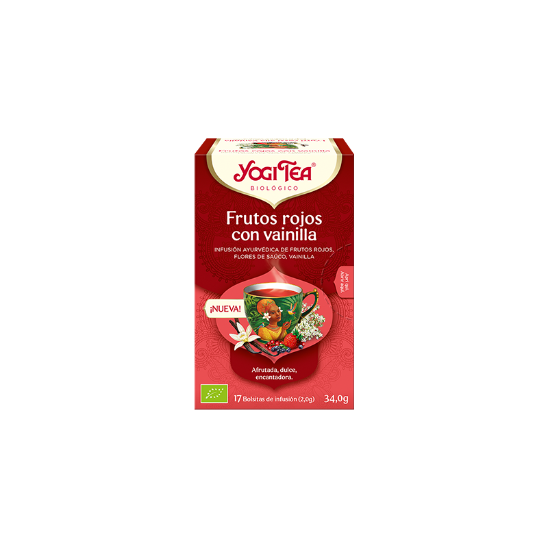 YOGI TEA FRUTOS ROJOS CON VAINILLA YOGI TEA FRUTOS ROJOS CON VAINILLA