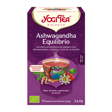  YOGI TEA EQUILIBRIO ASHWAGANDHA 17 BOLSITAS 