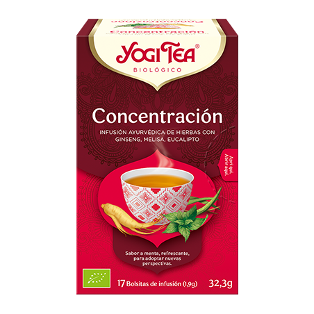  YOGI TEA CONCENTRACION 17 BOLSITAS 