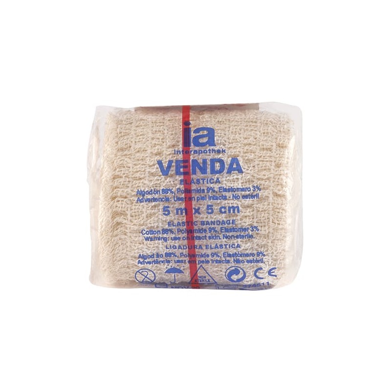 VENDA DE GASA ELASTICA INTERAPOTHEK 5 X 5 VENDA DE GASA ELASTICA INTERAPOTHEK 5 X 5
