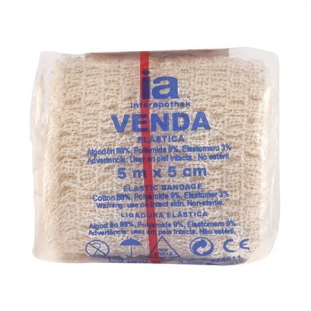  VENDA DE GASA ELASTICA INTERAPOTHEK 5 X 5 