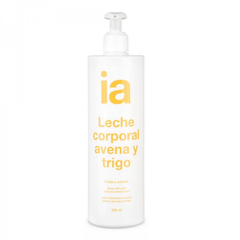 INTERAPOTHEK LECHE HIDRATANTE CORPORAL CON AVENA Y GERMEN DE TRIGO 500 ML INTERAPOTHEK LECHE HIDRATANTE CORPORAL CON AVENA Y GERMEN DE TRIGO 500 ML