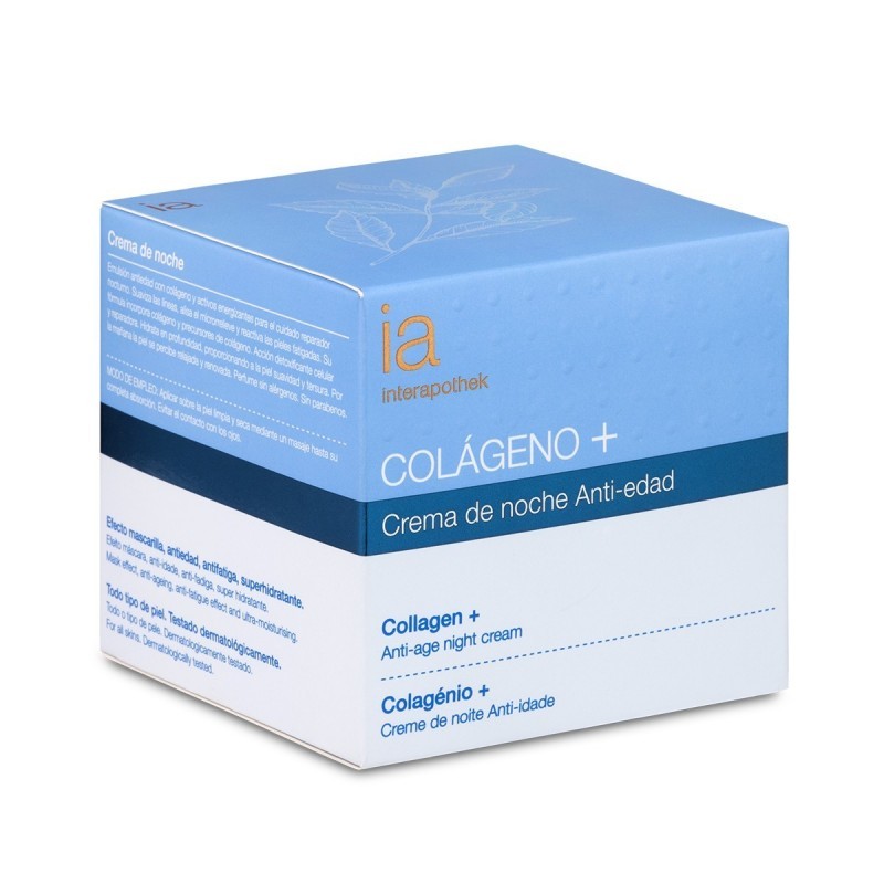 INTERAPOTHEK CREMA DE NOCHE ANTI-AGE COLAGENO 1 ENVASE 50 ML INTERAPOTHEK CREMA DE NOCHE ANTI-AGE COLAGENO 1 ENVASE 50 ML
