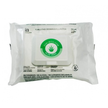  INTERAPOTHEK TOALLITA DESMAQ CON ALOE VERA 24 TOALLITAS CON TAPA 