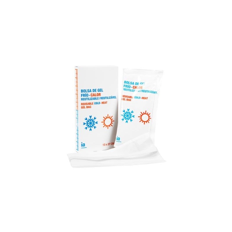 INTERAPOTHEK BOLSA DE GEL REUTILIZABLE FRIO Y CALOR 13 X 27 CM