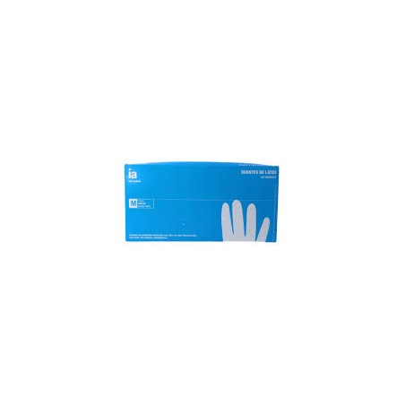  INTERAPOTHEK GUANTES LATEX TALLA M 100 U. 