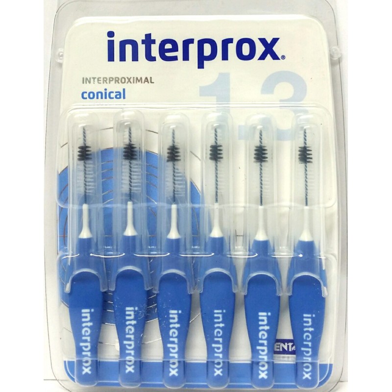 INTERPROX CEPILLO CONICAL 1.3 6 UNIDADES INTERPROX CEPILLO CONICAL 1.3 6 UNIDADES