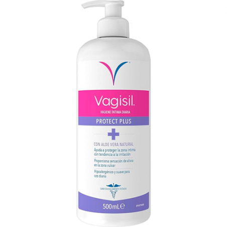  VAGISIL HIGIENE INTIMA DIARIA PROTECT PLUS 1 BOTELLA 500 ML 