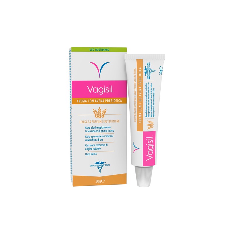 VAGISIL CREMA DE AVENA PREBIOTICA 1 TUBO 30 G VAGISIL CREMA DE AVENA PREBIOTICA 1 TUBO 30 G