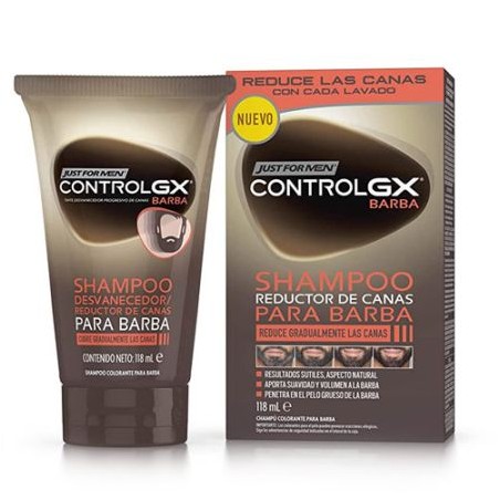  JUST FOR MEN CONTROL GX REDUCTOR DE CANAS CHAMPU PARA BARBA 118 ML 