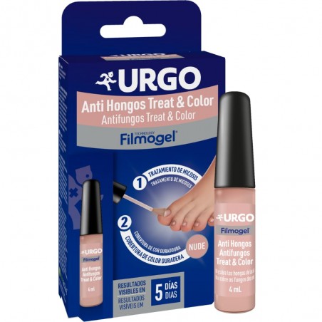  URGO TREAT & COLOR ANTIHONGOS FRASCO 4 ML COLOR NUDE 