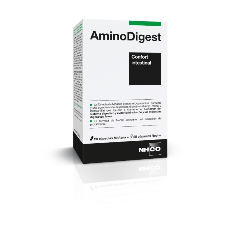 NHCO AMINODIGEST 28 CAPSULAS MAÑANA + 28 CAPSULAS NOCHE NHCO AMINODIGEST 28 CAPSULAS MAÑANA + 28 CAPSULAS NOCHE