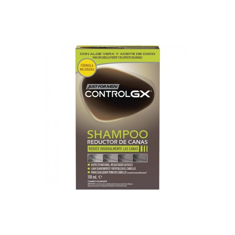 JUST FOR MEN CONTROL GX REDUCTOR DE CANAS CHAMPU 177 ML JUST FOR MEN CONTROL GX REDUCTOR DE CANAS CHAMPU 177 ML