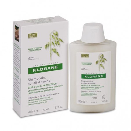  KLORANE CHAMPU LECHE DE AVENA 200 ML 