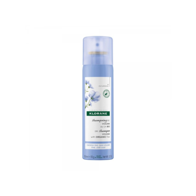 KLORANE CHAMPU SECO VOLUMEN AL LINO BIO 150 ML KLORANE CHAMPU SECO VOLUMEN AL LINO BIO 150 ML