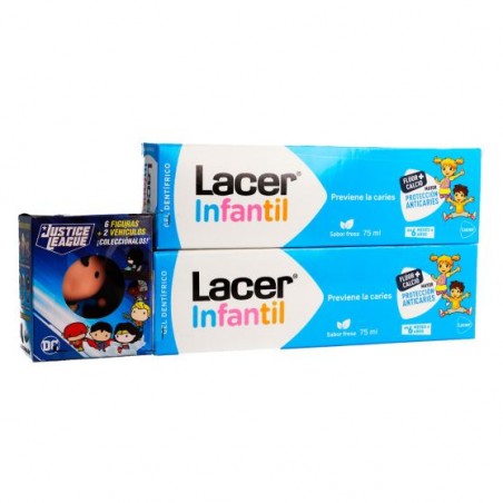  LACER INFANTIL DUPLO PASTA 75 ML REGALO 