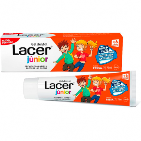  LACER JUNIOR GEL DENTAL  FRESA 75 ML 