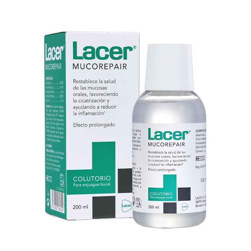LACER MUCOREPAIR COLUTORIO 1 ENVASE 200 ML LACER MUCOREPAIR COLUTORIO 1 ENVASE 200 ML