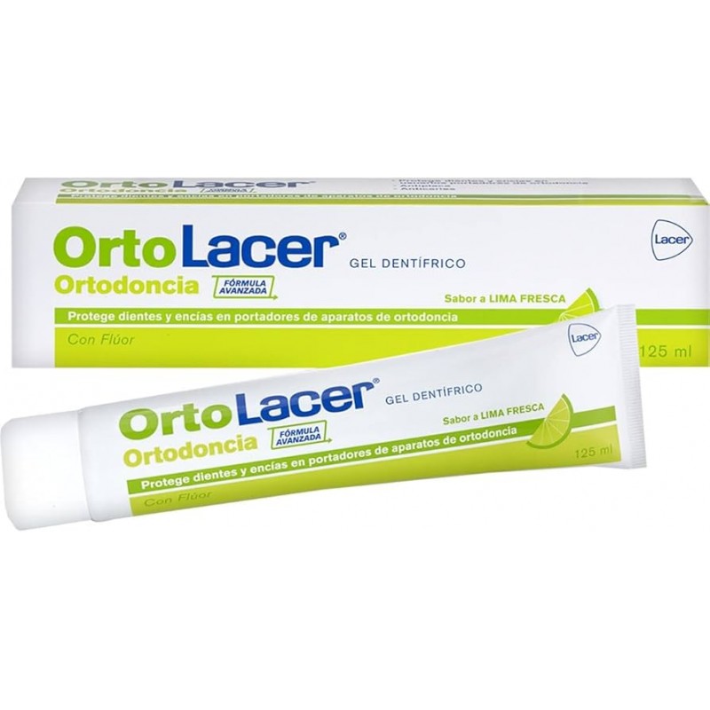 LACER GEL ORTODONCIA ORTOLACER GEL LIMA FRESCA 125 ML LACER GEL ORTODONCIA ORTOLACER GEL LIMA FRESCA 125 ML